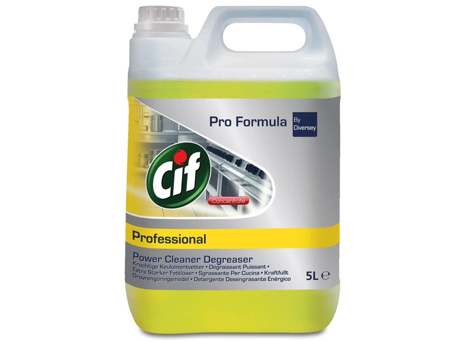 Cif Professional Power Cleaner Degreaser skoncentrowany preparat do usuwania zabrudzeń tłuszczowych 5L